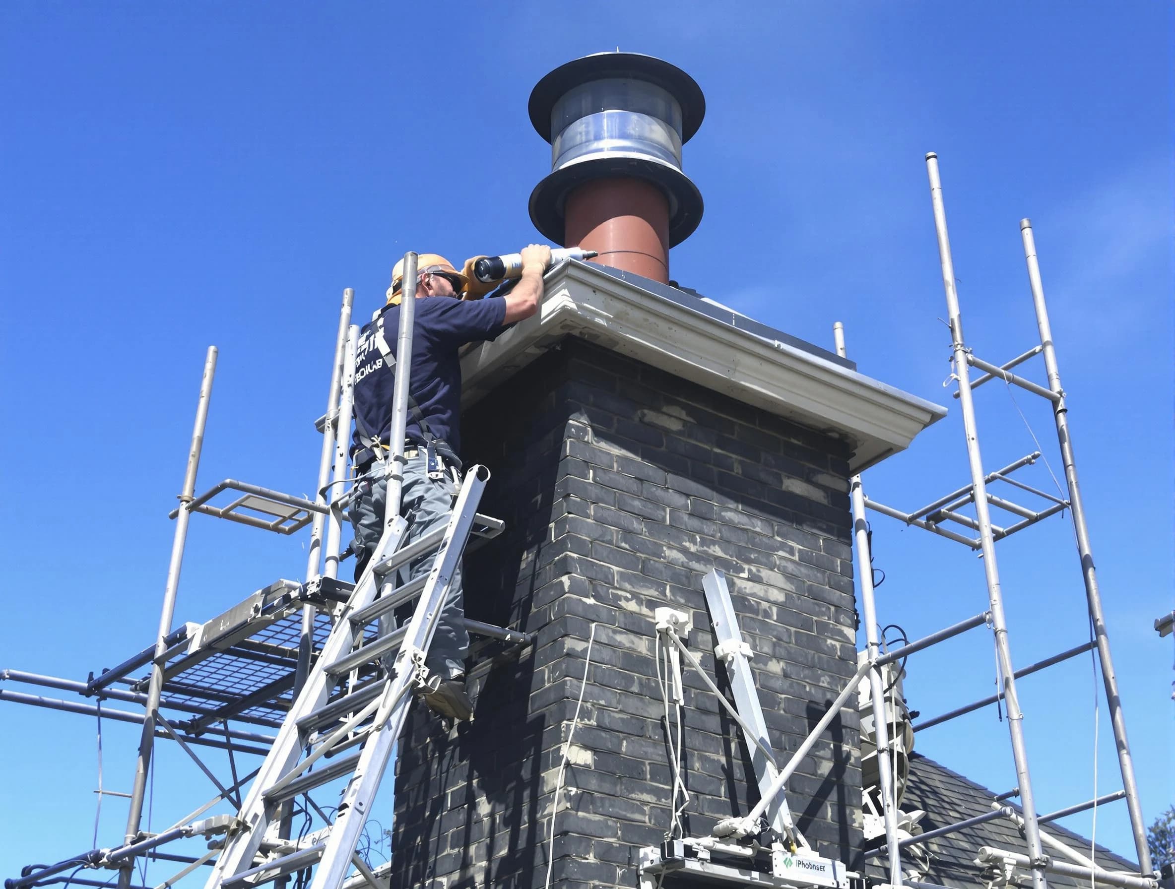 Sturdy chimney crown finished by Orem Chimney Sweep in Orem, UT