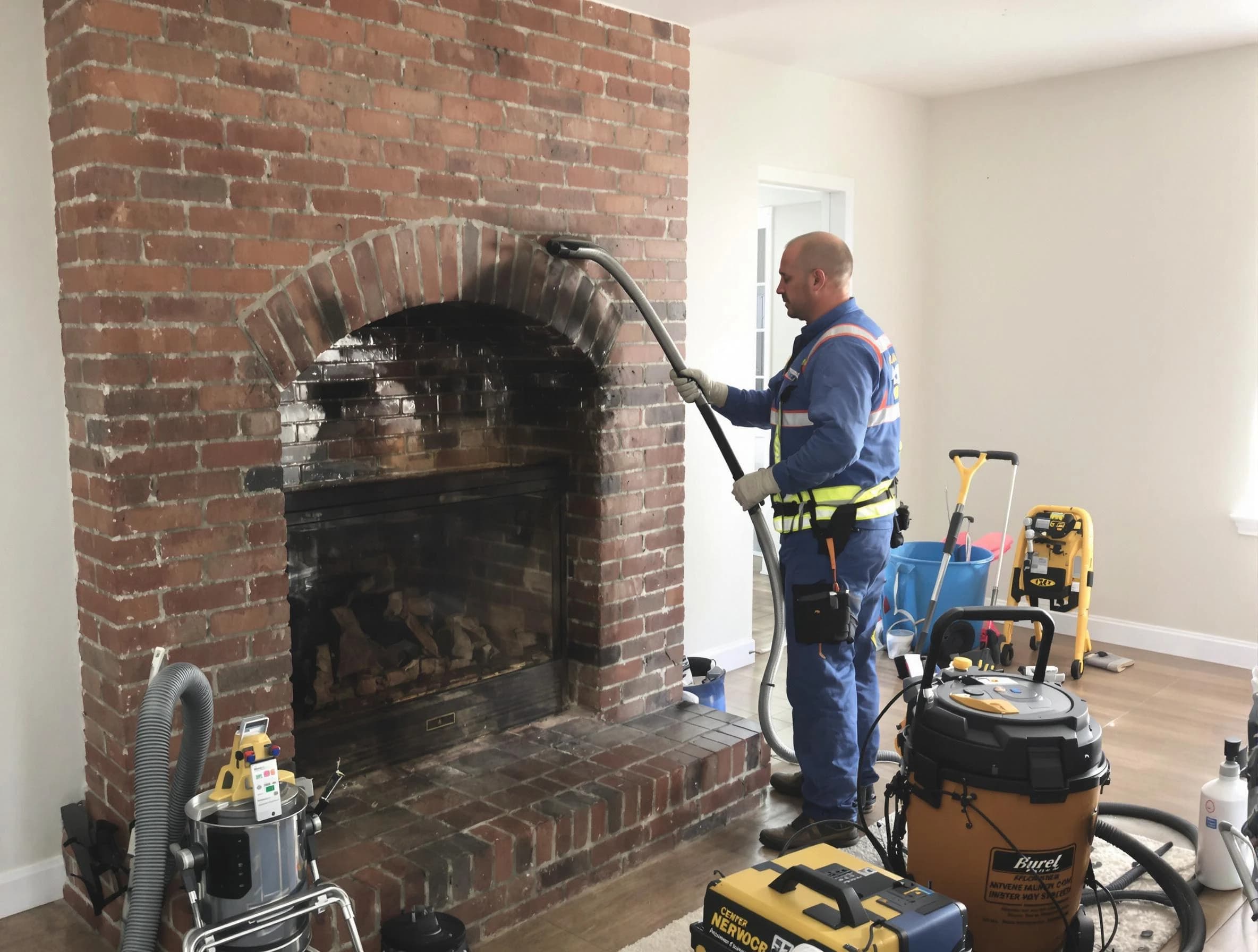 Orem Chimney Sweep expert performing detailed chimney sweep in Orem, UT