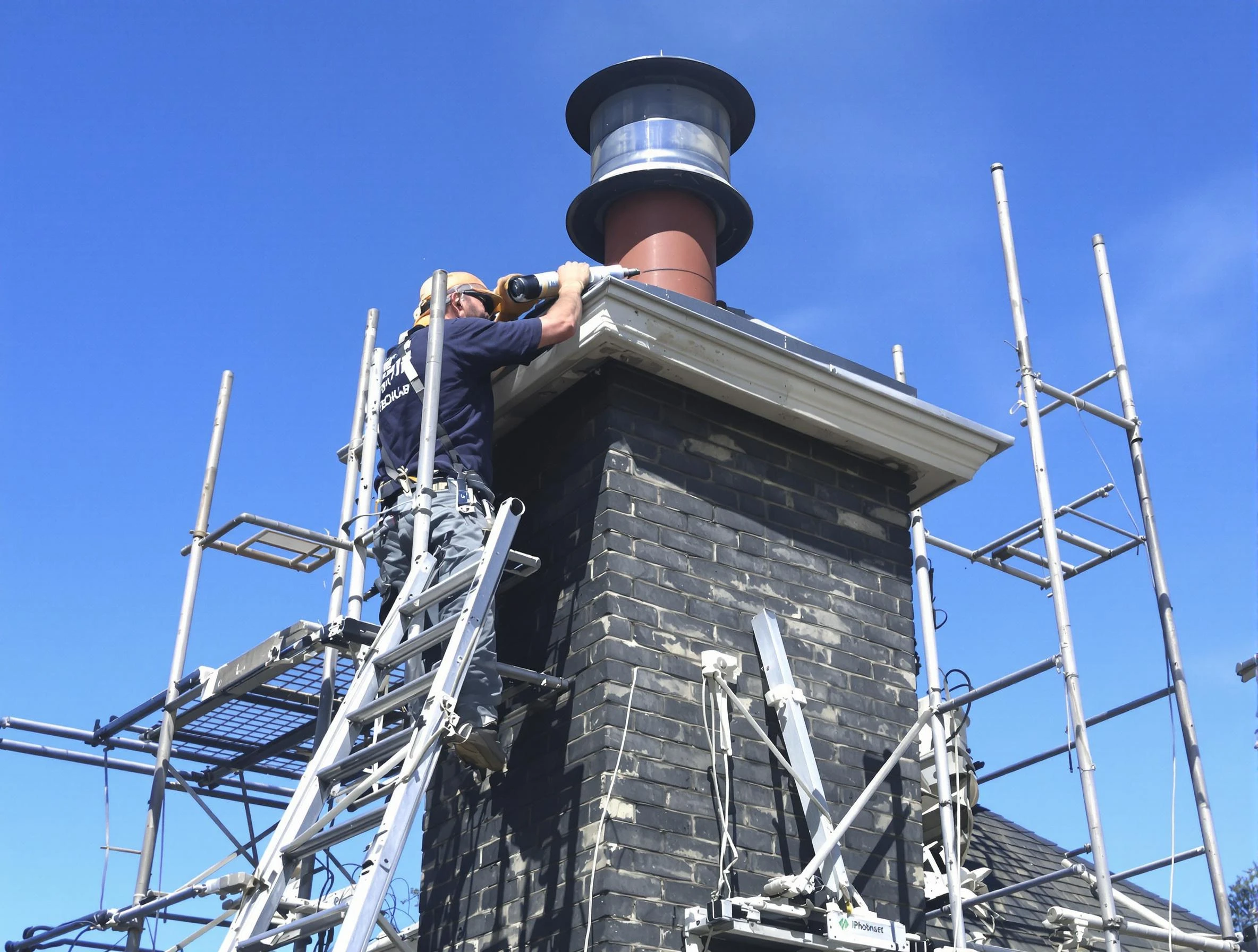 Sturdy chimney crown finished by Orem Chimney Sweep in Orem, UT