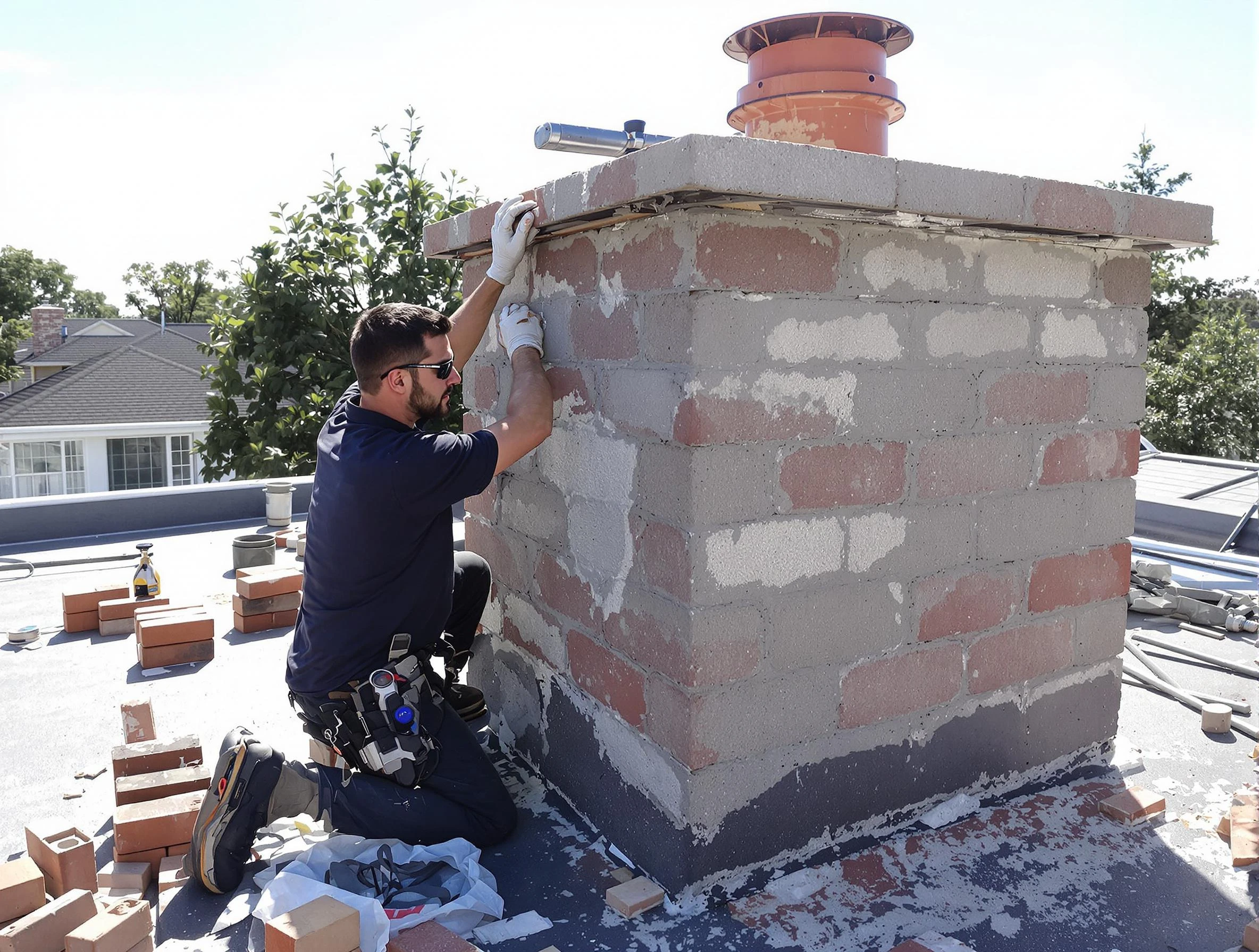 Advanced chimney repair process by Orem Chimney Sweep in Orem, UT
