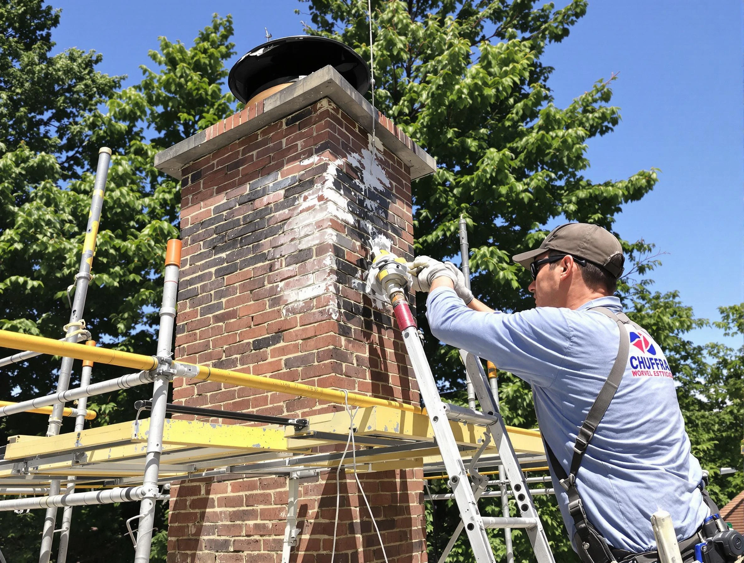 Structural chimney repair by Orem Chimney Sweep in Orem, UT